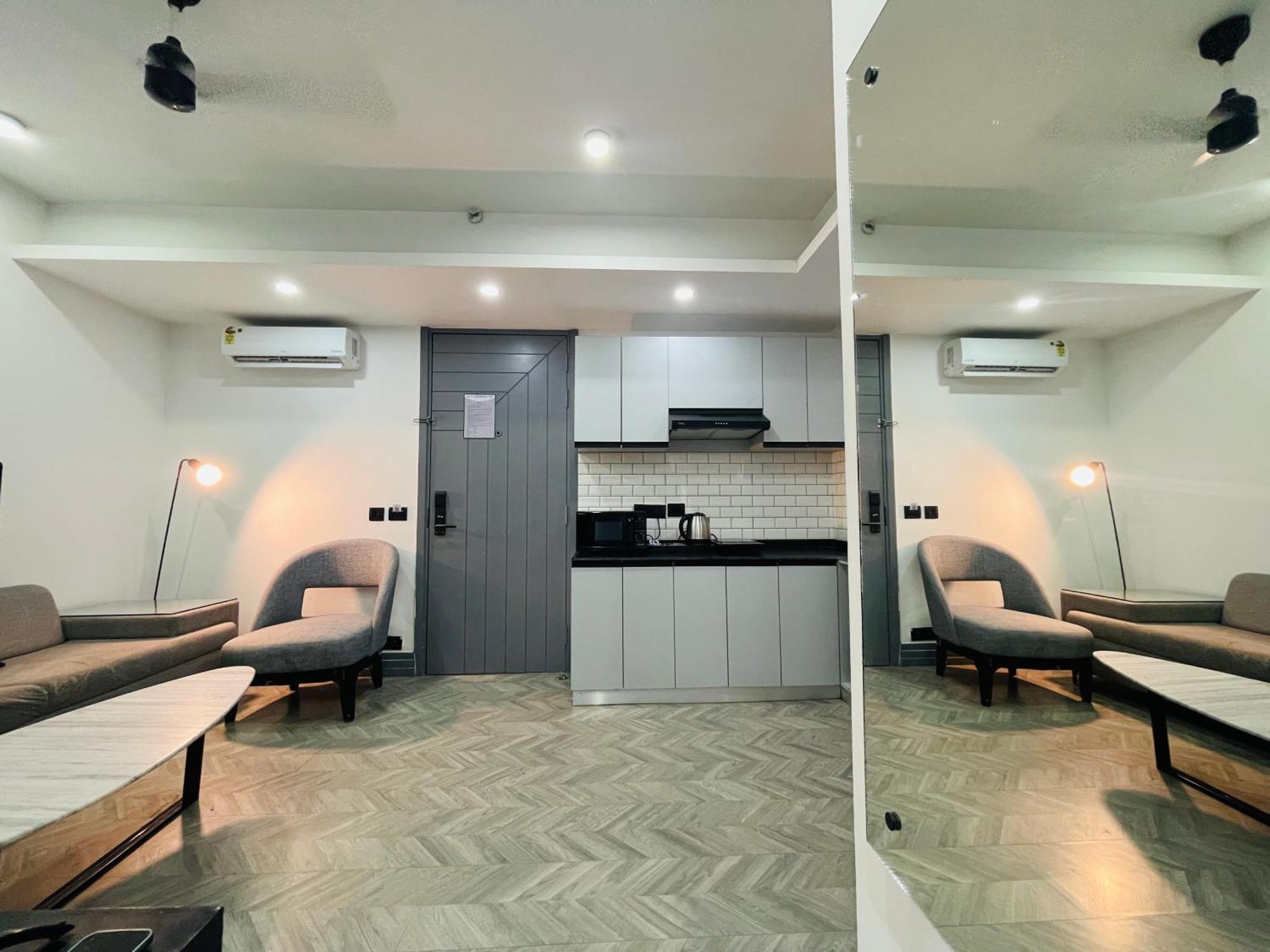 Bedchambers Serviced Apartments, Mg Road Gurgaon Extérieur photo